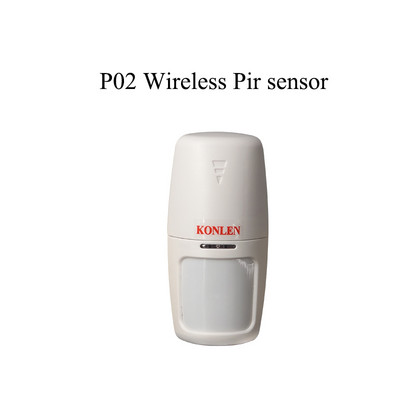 Bezdrôtový PIR detektor pohybu, senzor dverí, okien, požiaru, dymu, plynu, stroboskopická siréna, príslušenstvo 433 MHz pre alarm KONLEN
