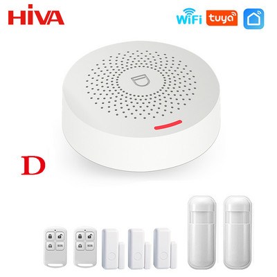 Wifi viedās mājas signalizācijas sistēma bezvadu 433 MHz apsardzes signalizācija Tuya Smart Life App Control bezvadu mājas signalizācijas komplekts