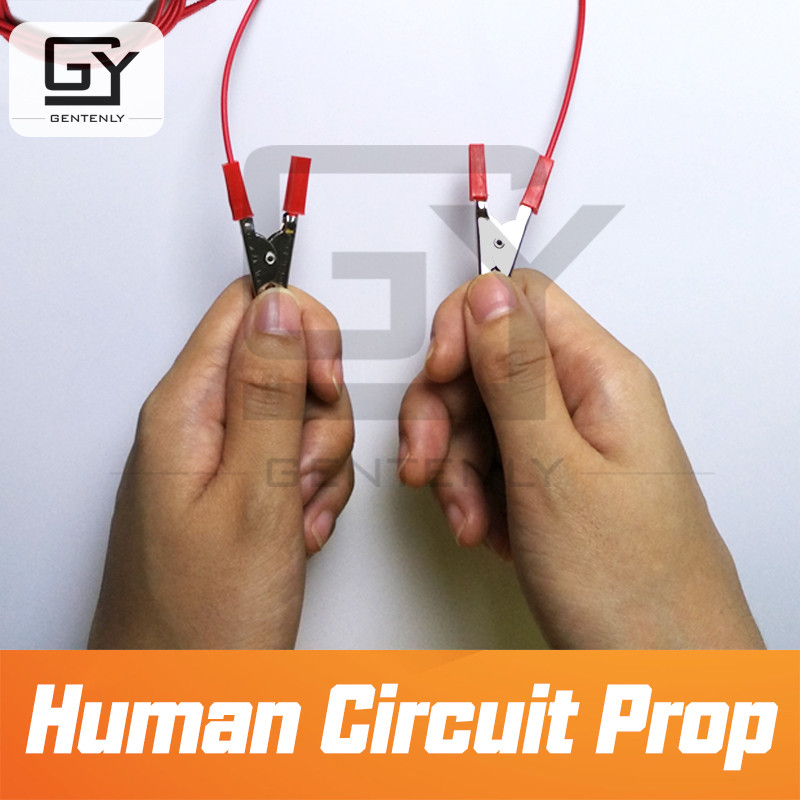 Jocul de evadare pentru circuitul uman, ține-te de mână pentru a deschide camera de blocare cu magnet de 12V, pentru jocul de evadare în cameră, mână în mână pentru a debloca