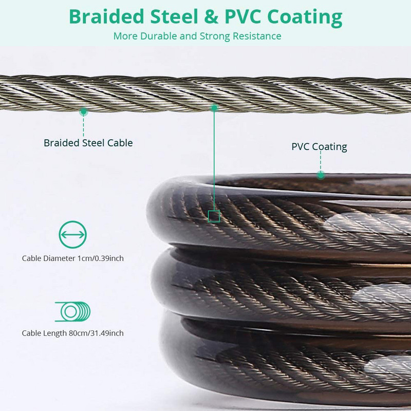 Awapow Bike Alarm Code Lock Bezdrôtový diaľkový ovládač Proti krádeži Cyklistický alarm 110dB Vibrácie proti vlámaniu Cyklistický alarm s heslom