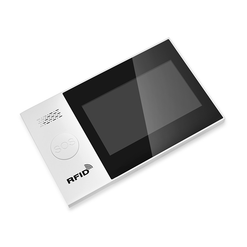 4,3-tolline TFT ekraan Tuya WIFI GSM Kodu sissemurdmise turvasignalisatsioonisüsteem Juhtme liikumisandur APP juht tulekahju suitsuanduri alarm