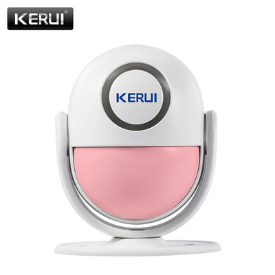 KERUI P6 sveiciena trauksmes signāls bezvadu drošības aizsardzība infrasarkanais IR kustības sensors, durvju zvans, durvju zvans + tālvadības pults