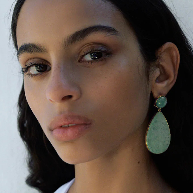 JURAN Nova moda 2020. Cvjetne naušnice za žene Boemske raznobojne geometrijske padajuće naušnice Pokloni za zabave Bižuterije Veleprodaja