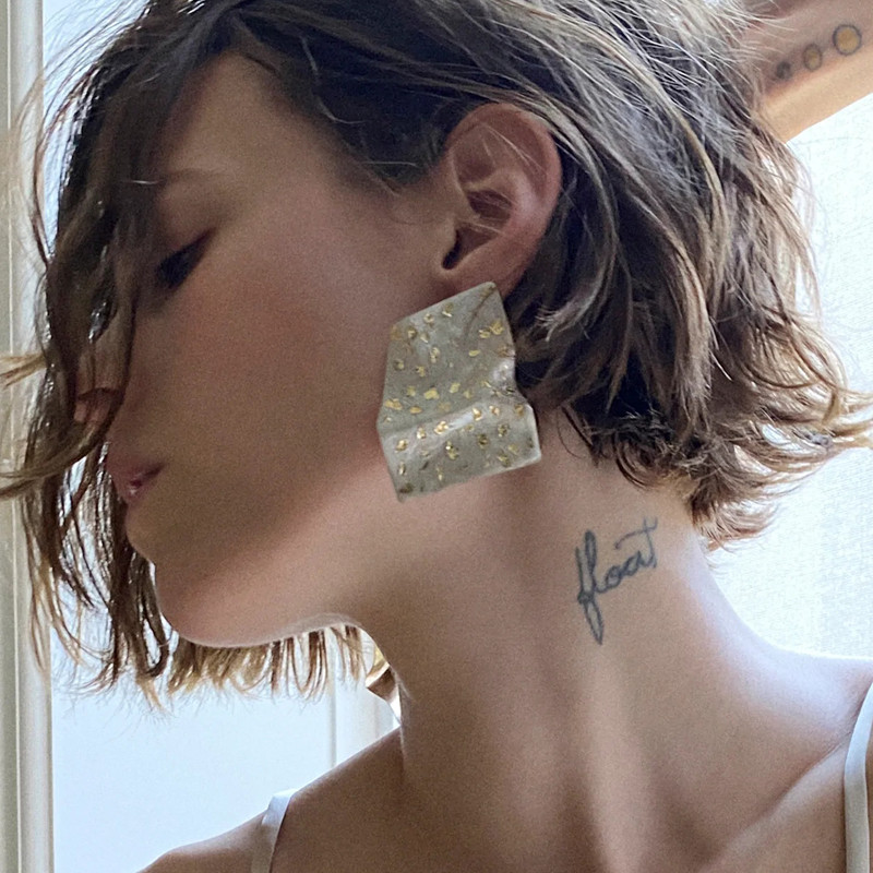 JURAN Nova moda 2020. Cvjetne naušnice za žene Boemske raznobojne geometrijske padajuće naušnice Pokloni za zabave Bižuterije Veleprodaja