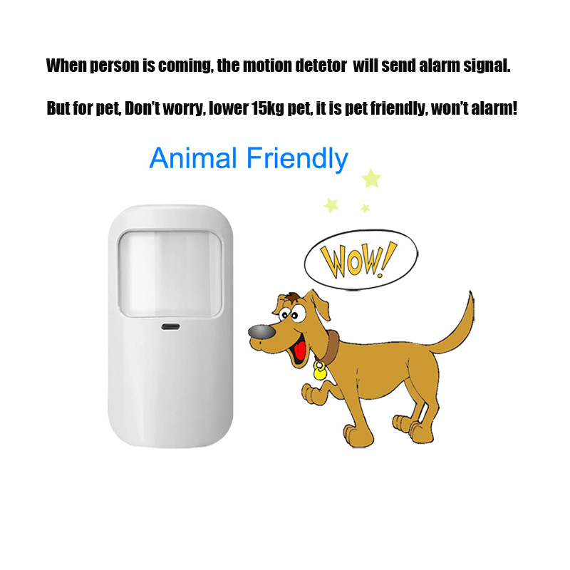 WIFI GSM Kućni bežični sigurnosni alarmni sustav Kompleti Protuprovalni alarm Detektor pokreta protiv kućnih ljubimaca Tuya Alexa APP Wifi kamera 11 jezika