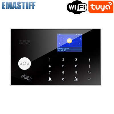 W7B Tuya bezvadu vadu signalizācijas sistēma mājas aizsardzībai pret ielaušanos 433MHz WiFi GSM signalizācija bezvadu Tuya Smart House App Control