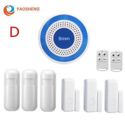 Sirenă stroboscopică bliț fără fir 433Mhz WIFI sunet și senzor stroboscop bliț Alimentare USB pentru sistem de alarmă antiefracție la domiciliu