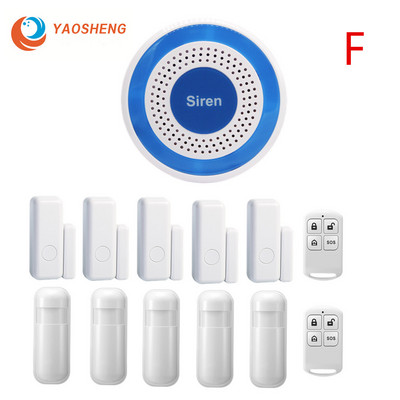 Sirenă stroboscopică bliț fără fir 433Mhz WIFI sunet și senzor stroboscop bliț Alimentare USB pentru sistem de alarmă antiefracție la domiciliu