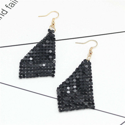 2019 New Statement Ékszer márka flitter Bojt hosszú leejtő fülbevaló női Dangle Olcsó fülbevaló Bijoux Star Long Ladies brincos