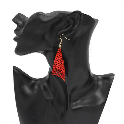 2019 New Statement Ékszer márka flitter Bojt hosszú leejtő fülbevaló női Dangle Olcsó fülbevaló Bijoux Star Long Ladies brincos