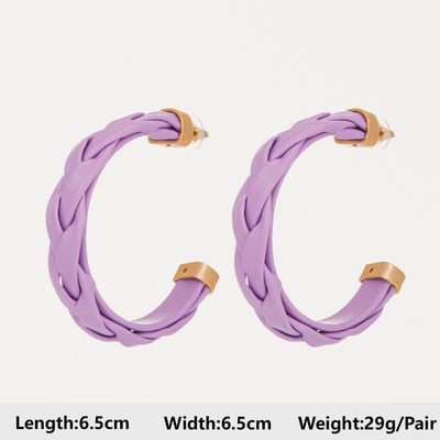 Dlhé visiace náušnice Fialová séria pre ženy, elegantné módne luxusné doplnky do uší, vintage motýľové srdce, geometrické šperky