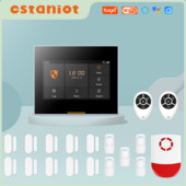 Bezdrôtový WiFi bezpečnostný alarm Tuya Ostaniot s podporou senzora pohybu, diaľkové ovládanie pomocou aplikácie proti demontáži