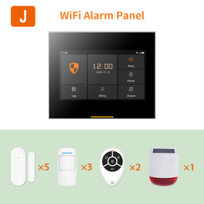 Bezdrôtový WiFi bezpečnostný alarm Tuya Ostaniot s podporou senzora pohybu, diaľkové ovládanie pomocou aplikácie proti demontáži