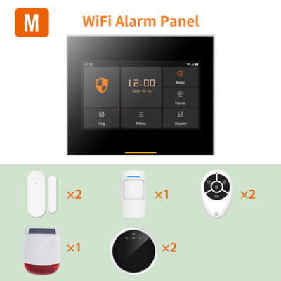 Bezdrôtový WiFi bezpečnostný alarm Tuya Ostaniot s podporou senzora pohybu, diaľkové ovládanie pomocou aplikácie proti demontáži