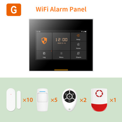 Bezdrôtový WiFi bezpečnostný alarm Tuya Ostaniot s podporou senzora pohybu, diaľkové ovládanie pomocou aplikácie proti demontáži