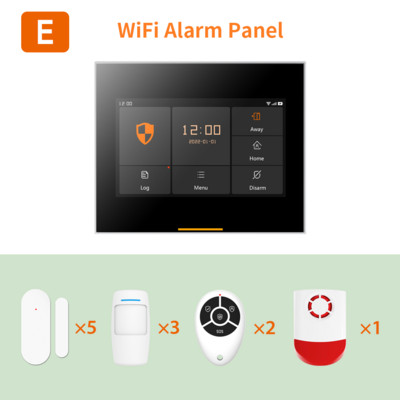 Bezdrôtový WiFi bezpečnostný alarm Tuya Ostaniot s podporou senzora pohybu, diaľkové ovládanie pomocou aplikácie proti demontáži