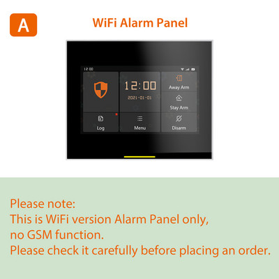 Bezdrôtový WiFi bezpečnostný alarm Tuya Ostaniot s podporou senzora pohybu, diaľkové ovládanie pomocou aplikácie proti demontáži
