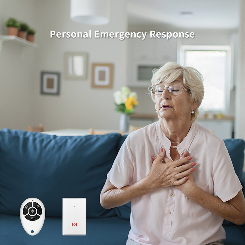 Bezdrôtový WiFi bezpečnostný alarm Tuya Ostaniot s podporou senzora pohybu, diaľkové ovládanie pomocou aplikácie proti demontáži