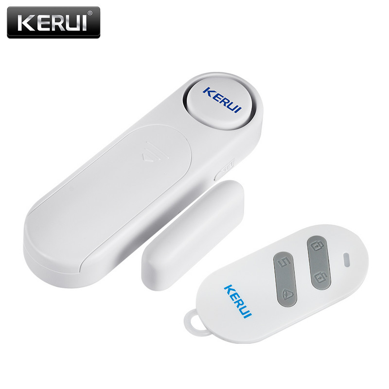 2022 KERUI Bezdrôtový senzor dverí/okien Alarm 300 stôp 120 dB Proti krádeži Inteligentné diaľkové ovládanie pre deti Bezpečnosť skriniek Domáce zabezpečenie