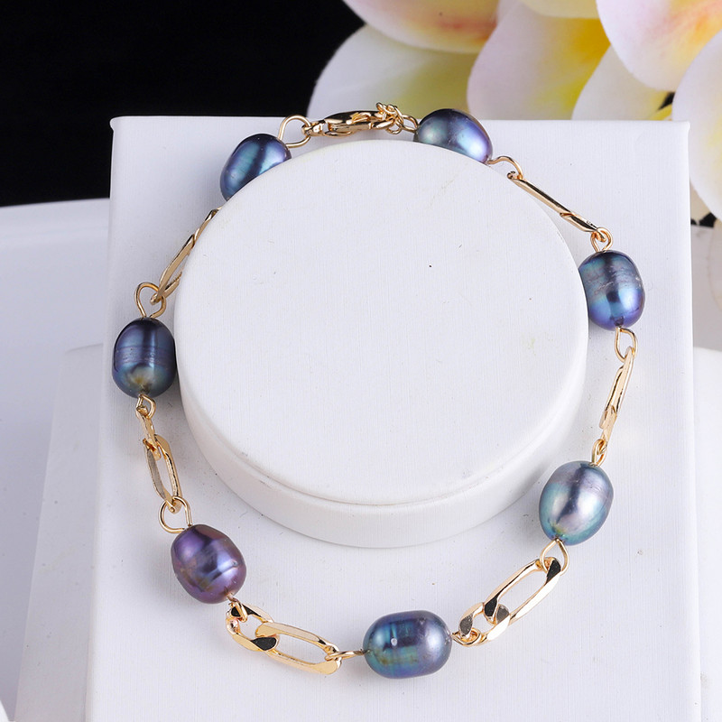 Dámske šperky, pozlátený retiazkový náhrdelník s perlami, trendy náramky so sladkovodnými perlami, sada náhrdelníkov pre ženy, darčeky 2022