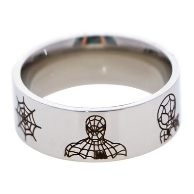 LB3259 Spider-Man Pánsky módny vintage prsteň Cool Stuff Nerezový prsteň Módne párty prstene Pánske šperky