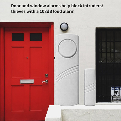 2022 Forró vezeték nélküli betörésgátló lopásgátló riasztó ajtó ablak riasztó mágneses érzékelővel otthoni biztonsági vezeték nélküli rendszer biztonsági eszköz
