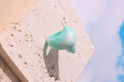 Nepravidelné zuby v tvare U, jahodové živicové prstene pre ženy, dievčatá, párty šperky, sladká osobnosť, trendy šperky HUANZHI 2022 NOVINKA