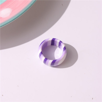 Nepravidelné zuby v tvare U, jahodové živicové prstene pre ženy, dievčatá, párty šperky, sladká osobnosť, trendy šperky HUANZHI 2022 NOVINKA