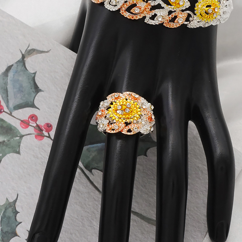 Nové nigérijské svadobné africké kostýmové šperky, Dubaj, zlatá farba, módny prívesok, náhrdelník, šperky, sady pre ženy, párty darček