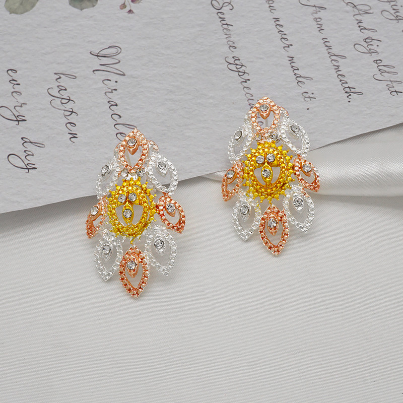 Nové nigérijské svadobné africké kostýmové šperky, Dubaj, zlatá farba, módny prívesok, náhrdelník, šperky, sady pre ženy, párty darček