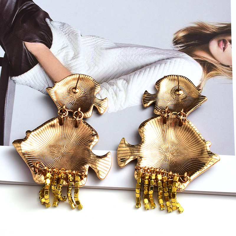 Cercei cu picătură cu cristal metalic uleiat, de înaltă calitate, bijuterii, accesorii pentru femei