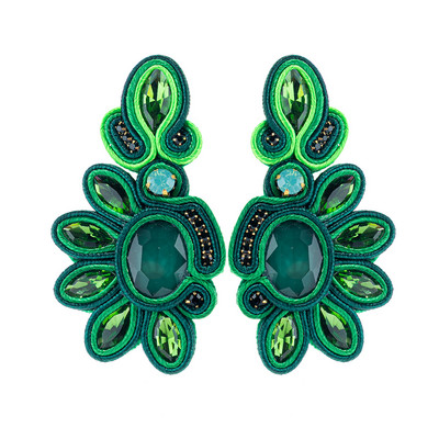 KPacTa Vintage Soutache Handmade Sales női fülbevalók Dangle Charms Kiegészítők Bohemian Soutache divatékszerek 2021 Új