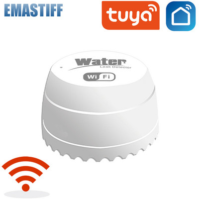 Tuya Smart WiFi IR Telecomandă Senzor de temperatură de mișcare pentru ușă Detectoare de fum de apă Detectoare de gaz Notificare aplicație WiFi Alarma de securitate pentru acasă
