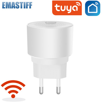 Tuya Smart WiFi IR Telecomandă Senzor de temperatură de mișcare pentru ușă Detectoare de fum de apă Detectoare de gaz Notificare aplicație WiFi Alarma de securitate pentru acasă
