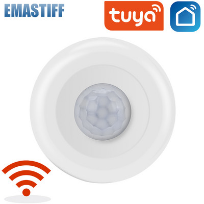 Tuya Smart WiFi IR Telecomandă Senzor de temperatură de mișcare pentru ușă Detectoare de fum de apă Detectoare de gaz Notificare aplicație WiFi Alarma de securitate pentru acasă