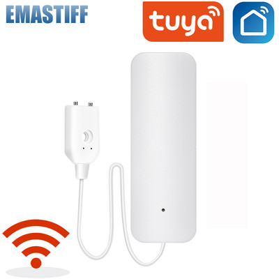 Tuya Smart WiFi IR Telecomandă Senzor de temperatură de mișcare pentru ușă Detectoare de fum de apă Detectoare de gaz Notificare aplicație WiFi Alarma de securitate pentru acasă