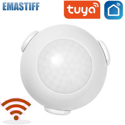 Tuya Smart WiFi IR Telecomandă Senzor de temperatură de mișcare pentru ușă Detectoare de fum de apă Detectoare de gaz Notificare aplicație WiFi Alarma de securitate pentru acasă