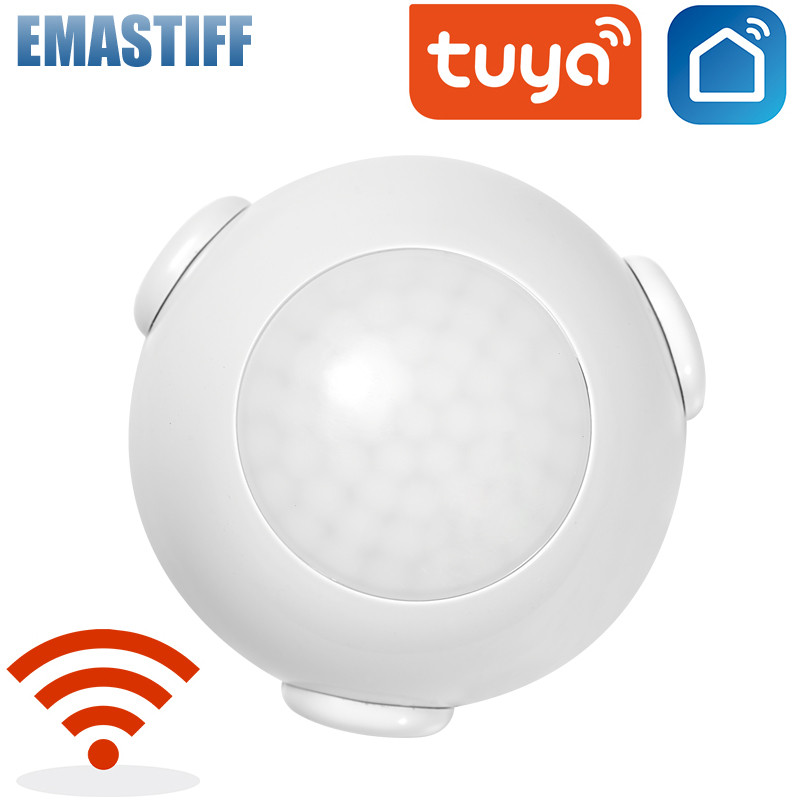 Tuya Smart WiFi IR Telecomandă Senzor de temperatură de mișcare pentru ușă Detectoare de fum de apă Detectoare de gaz Notificare aplicație WiFi Alarma de securitate pentru acasă