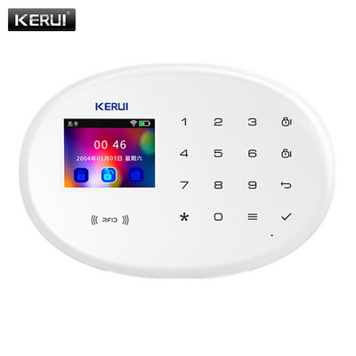 KERUI W204 Sistem de alarmă DIY WIFI GSM Securitate la domiciliu Aplicația Tuya Smaty Reamintire de la distanță PIR fără fir Detectare mișcare Alarmă ușă deschisă
