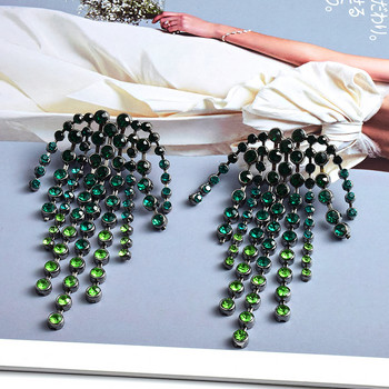 Нови дълги цветни кристални верижки с пискюли, капкови обеци, висококачествени класически висулки, бижута, аксесоари за жени