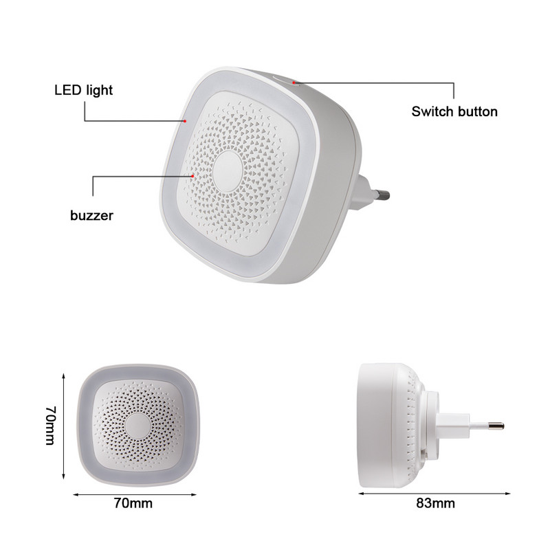 HEIMAN HA1.2 Zigbee ugunsdzēsības signalizācija bezvadu drošības mājas sistēma Viedā Wifi vārteja un dūmu detektora sensora saimniekdators DIY komplekts