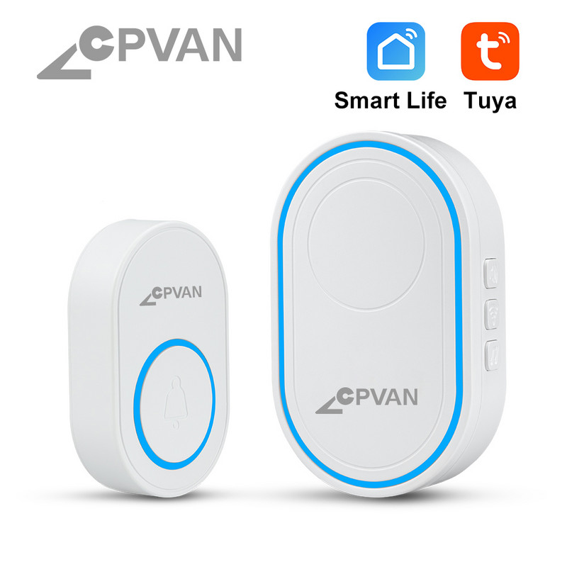 Σύστημα συναγερμού σπιτιού CPVAN WIFI με ανιχνευτή κίνησης αισθητήρα πόρτας Tuya Smart Alexa και Google Home For Home Security Garage