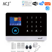 Noul sistem de alarmă inteligentă Wifi 2/3/4G gazdă PG103 Tuya Smart Life APP Control Senzor PIR Wireless Smart Home Security Suport Alexa