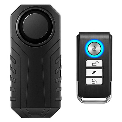 Veekindel jalgratas, mootorratas, elektrijalgratas, kaotsiminekuvastane juhtmevaba kaugjuhtimispuldi vibratsioonidetektori alarm