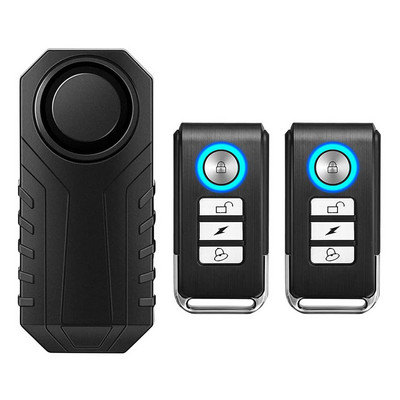 Veekindel jalgratas, mootorratas, elektrijalgratas, kaotsiminekuvastane juhtmevaba kaugjuhtimispuldi vibratsioonidetektori alarm