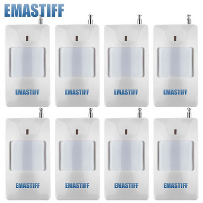 Besplatna dostava! 8 kom/lot 315/433 Mhz bežični PIR senzor detektor pokreta za bežični GSM/PSTN kućni sigurnosni alarmni sustav s automatskim biranjem