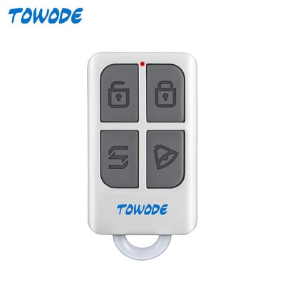 TOWODE Tuya Smart Home riasztórendszer WIFI GSM vezetékes vezeték nélküli biztonság színes LCD kijelzővel mozgásérzékelővel kompatibilis Alexa