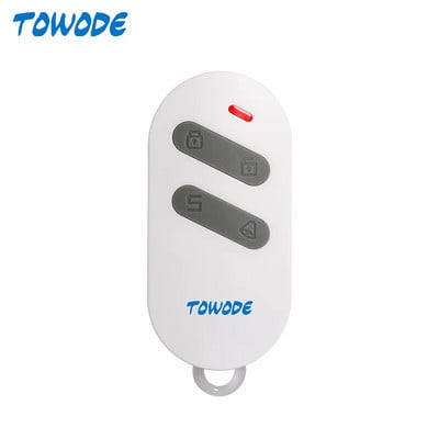 TOWODE Tuya Smart Home riasztórendszer WIFI GSM vezetékes vezeték nélküli biztonság színes LCD kijelzővel mozgásérzékelővel kompatibilis Alexa