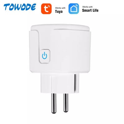 TOWODE Tuya Smart Home riasztórendszer WIFI GSM vezetékes vezeték nélküli biztonság színes LCD kijelzővel mozgásérzékelővel kompatibilis Alexa