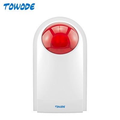 TOWODE Tuya Smart Home riasztórendszer WIFI GSM vezetékes vezeték nélküli biztonság színes LCD kijelzővel mozgásérzékelővel kompatibilis Alexa
